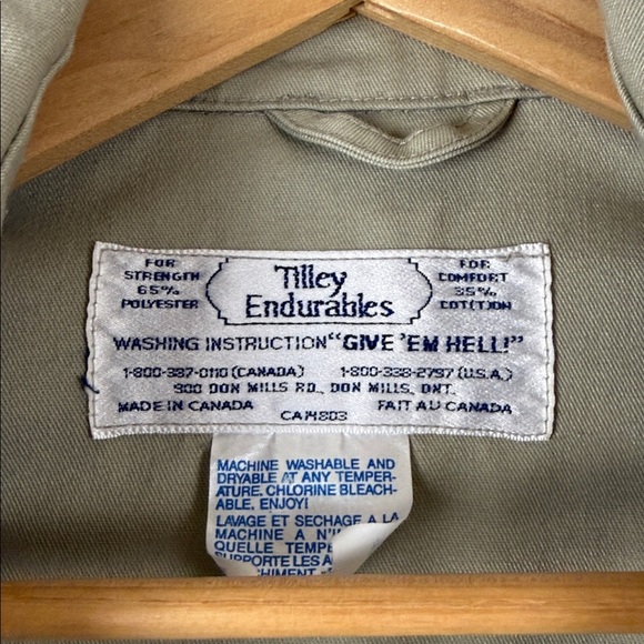Vintage Tilley Khaki Utility Vest Size Large - Picture 2 of 7